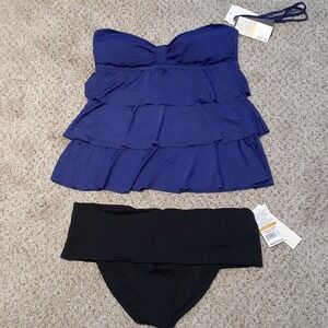 NWT Kenneth Cole sz SM two-piece swim, $121.00